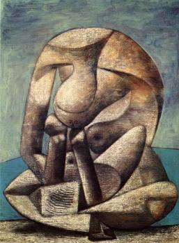 Pablo Picasso : large bather with a book